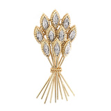 Estate Diamond Bundle of Wheat Pin