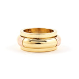 Estate 3-Section Spinning Gold Band