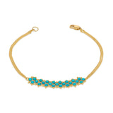 Amáli Turquoise Woven Bracelet