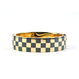 Angela Cummings Hematite Checkerboard Bangle