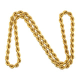 Italian Twisted Rope Chain Necklace