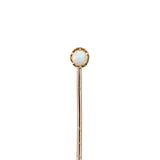 Opal Scalloped-Set Stick Pin