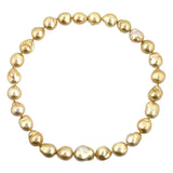 Golden Baroque South Sea Pearl Graduated Necklace