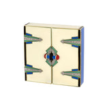 Art Deco Diamond & Enamel Compact Mirror