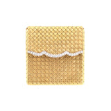 Diamond Woven Weave Compact Mirror