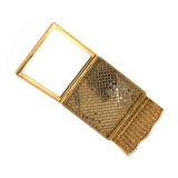 Diamond Woven Weave Compact Mirror