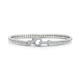 Pearl & Diamond Bracelet with Diamond Clasp