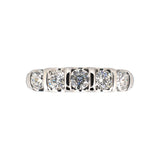 Diamond 5-Stone Wedding Ring