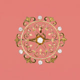 Victorian Diamond 6-Section Scroll Pin/Pendant