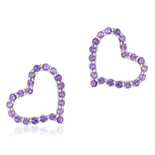 Gump's Signature Amethyst Heart Earrings