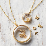 Hexagon Locket Pendant