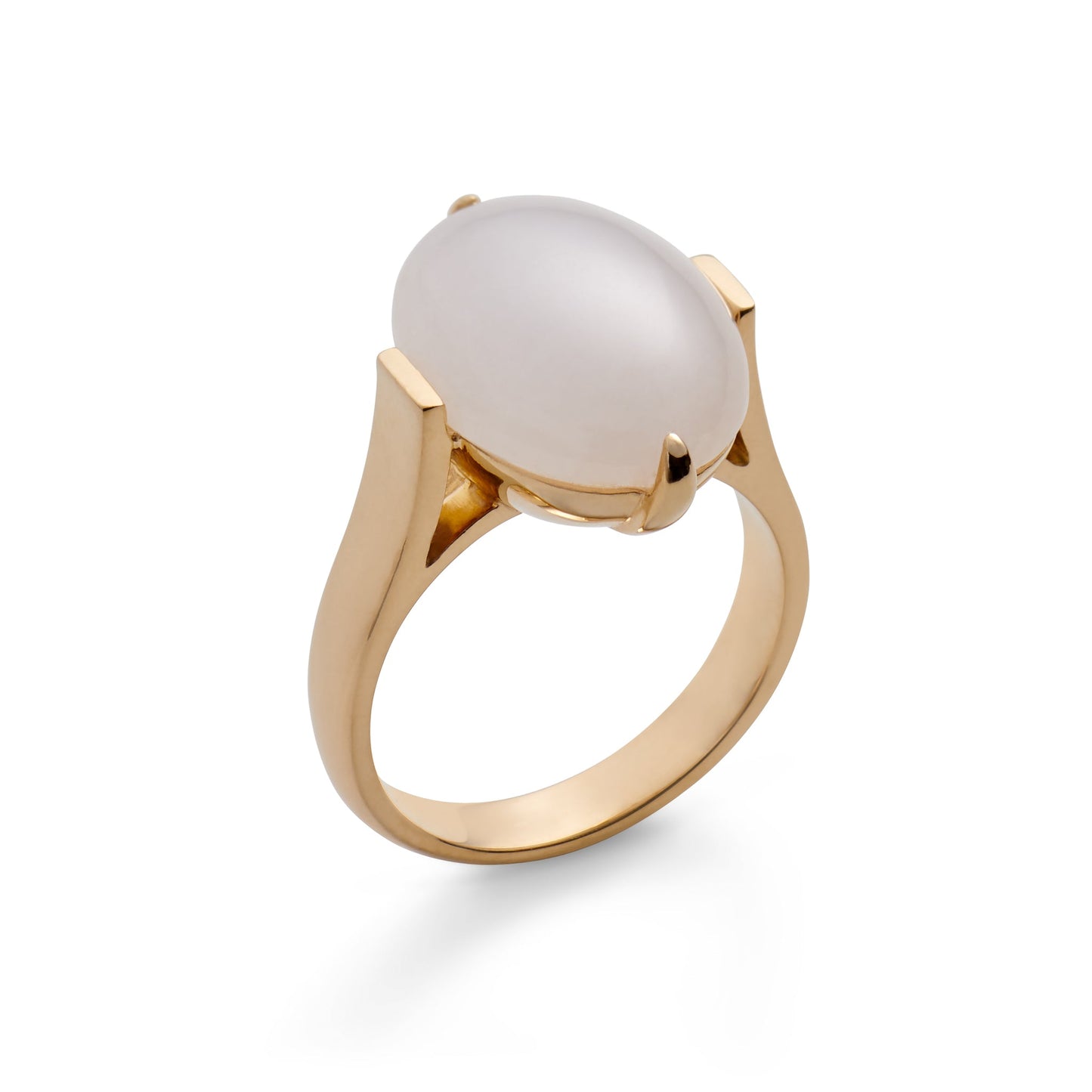 White Jade Diana Ring