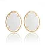 Gump's Signature Peninsula Earrings in White Jade