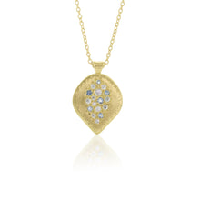 Adel Chefridi Aquamarine & Diamond Pendulum Pendant Necklace