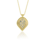 Adel Chefridi Aquamarine & Diamond Pendulum Pendant Necklace