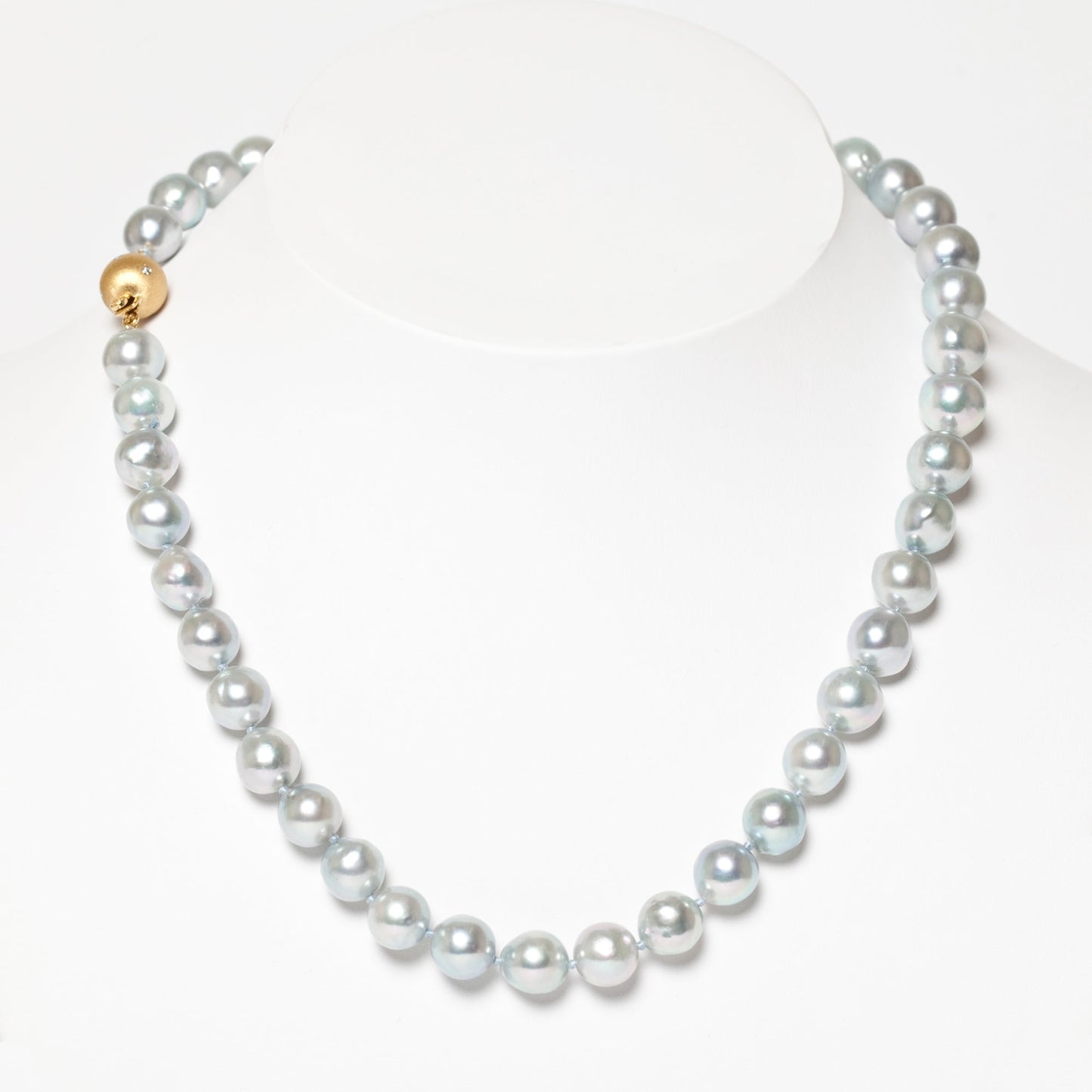 Baroque Blue Akoya Pearl Necklace