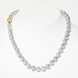 Baroque Blue Akoya Pearl Necklace