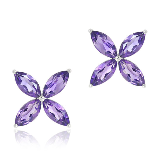 Gump's Signature Stella Earrings in Amethyst