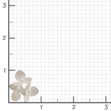 Sterling Silver Three-Part Baby Hydrangea Earrings