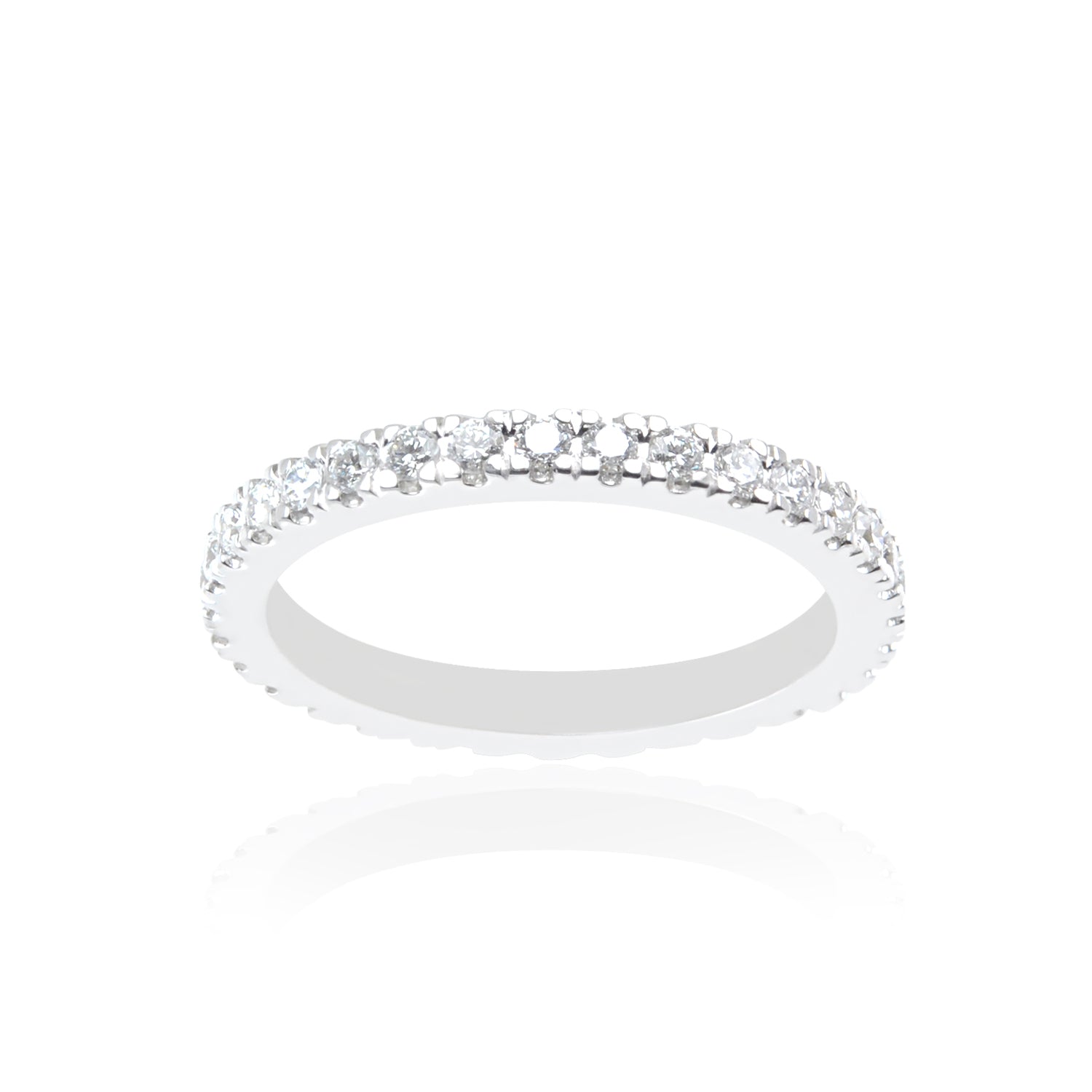 Gump's Signature Diamond White Gold Eternity Ring