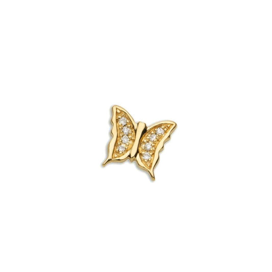 Loquet London Diamond Butterfly Charm