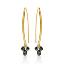 Barbara Heinrich Black Diamond Navette Earrings