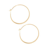Melissa Joy Manning Round Gold Hoop Earrings