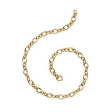 High-Polish Gold Link Necklace
