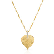 Aaron Henry Aspen Leaf Pendant Necklace