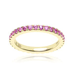 Gump's Signature Pink Sapphire Eternity Ring