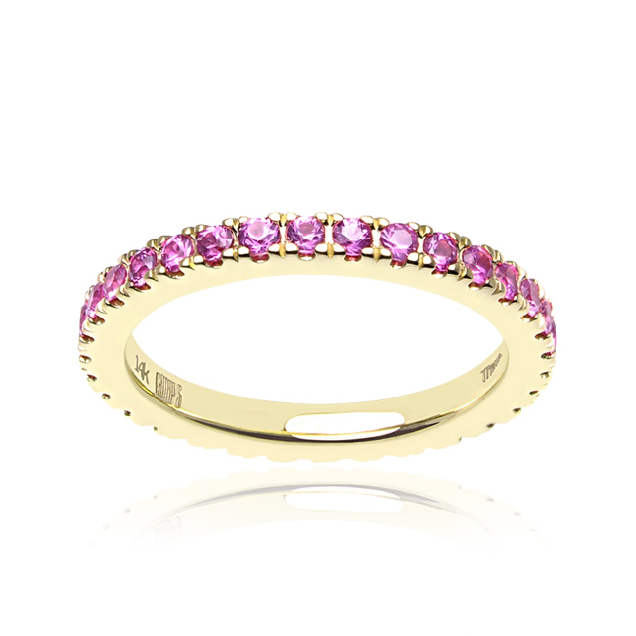 Gump's Signature Pink Sapphire Eternity Ring