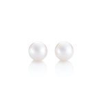 Gump's Signature 7mm White Akoya Pearl Earrings
