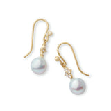 Gump's Signature Belgravia Earrings in Blue Akoya Pearls & Diamonds