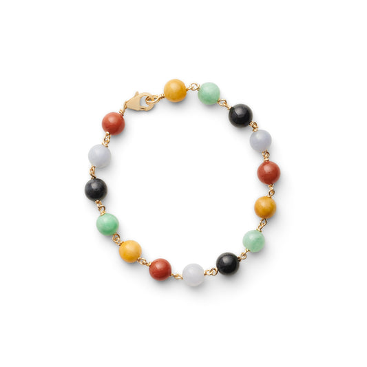 Multicolor Jade Bracelet
