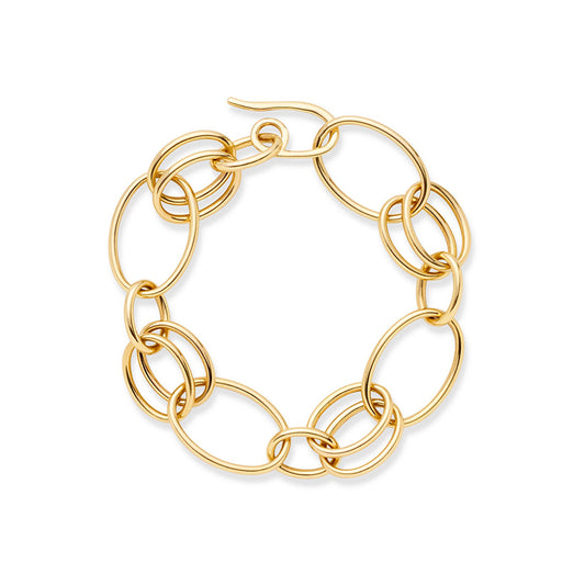 Gold Double Link Bracelet