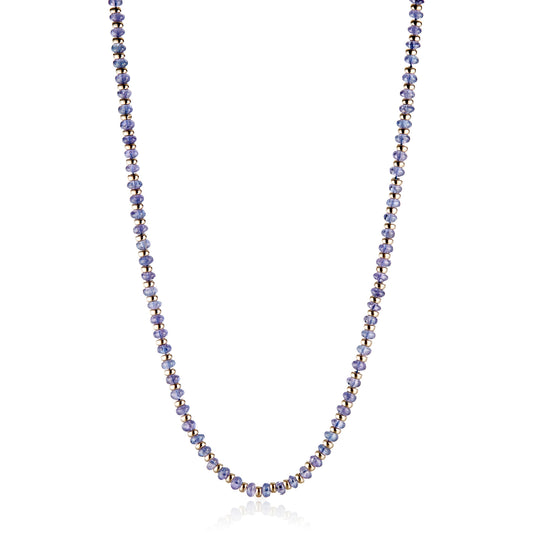 Tanzanite & Gold Necklace