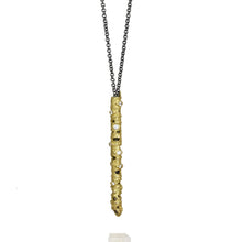 Sarah Graham Aspen Thin Stick & Diamond Pendant Necklace