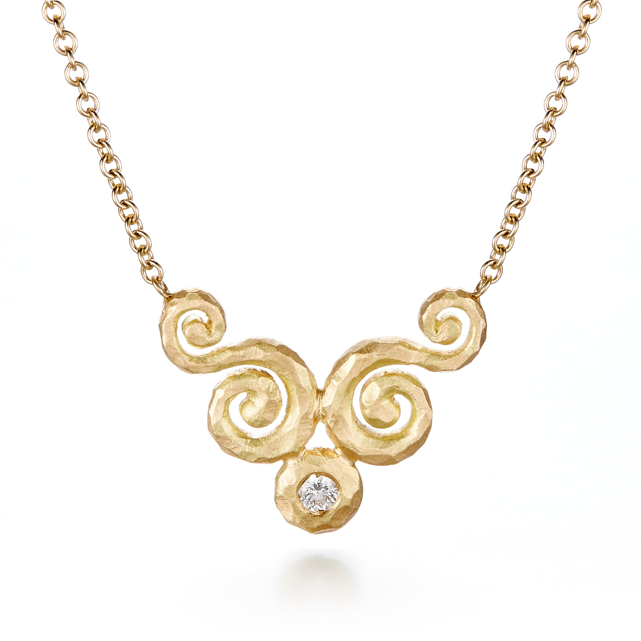 Pamela Froman Arabesque Crush Pendant Necklace