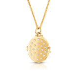 Yellow Gold Etoile Locket Necklace
