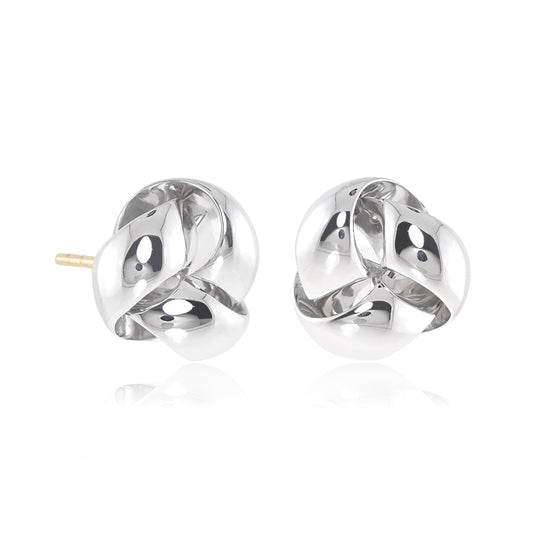 Sterling Silver Knot Earrings