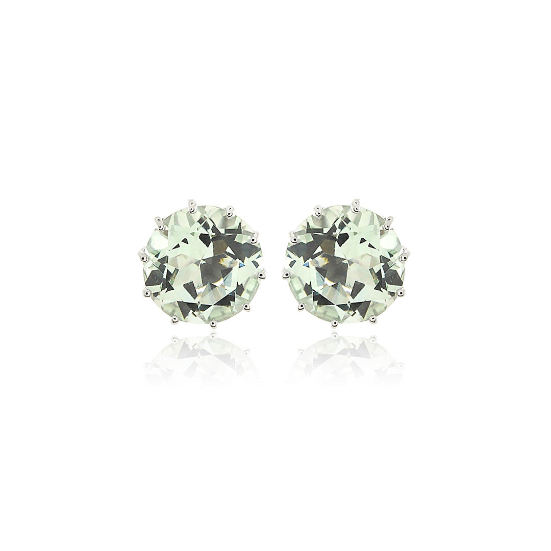 Gump's Signature Dottie Earrings in Green Quartz