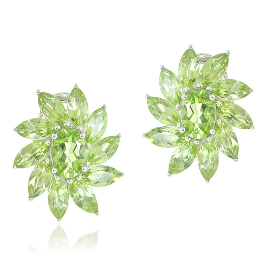 Gump's Signature Peridot Sunburst Earrings