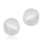 Gump's Signature Brushed Sterling Silver Organic Pebble Earrings