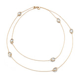 Gump's Signature Station Necklace in White Topaz
