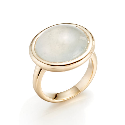 Gump's Signature Ice Jade Cabochon Ring