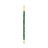 Emerald & Yellow Gold Hair Pin