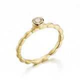 Barbara Heinrich Round Diamond Stacking Ring