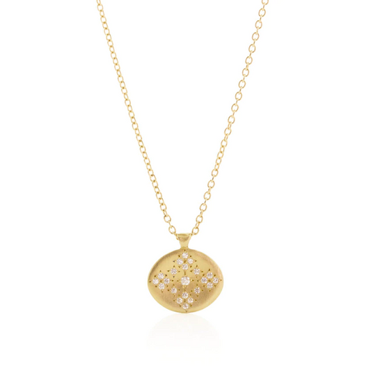 Adel Chefridi Moon & Stars Pendant Necklace