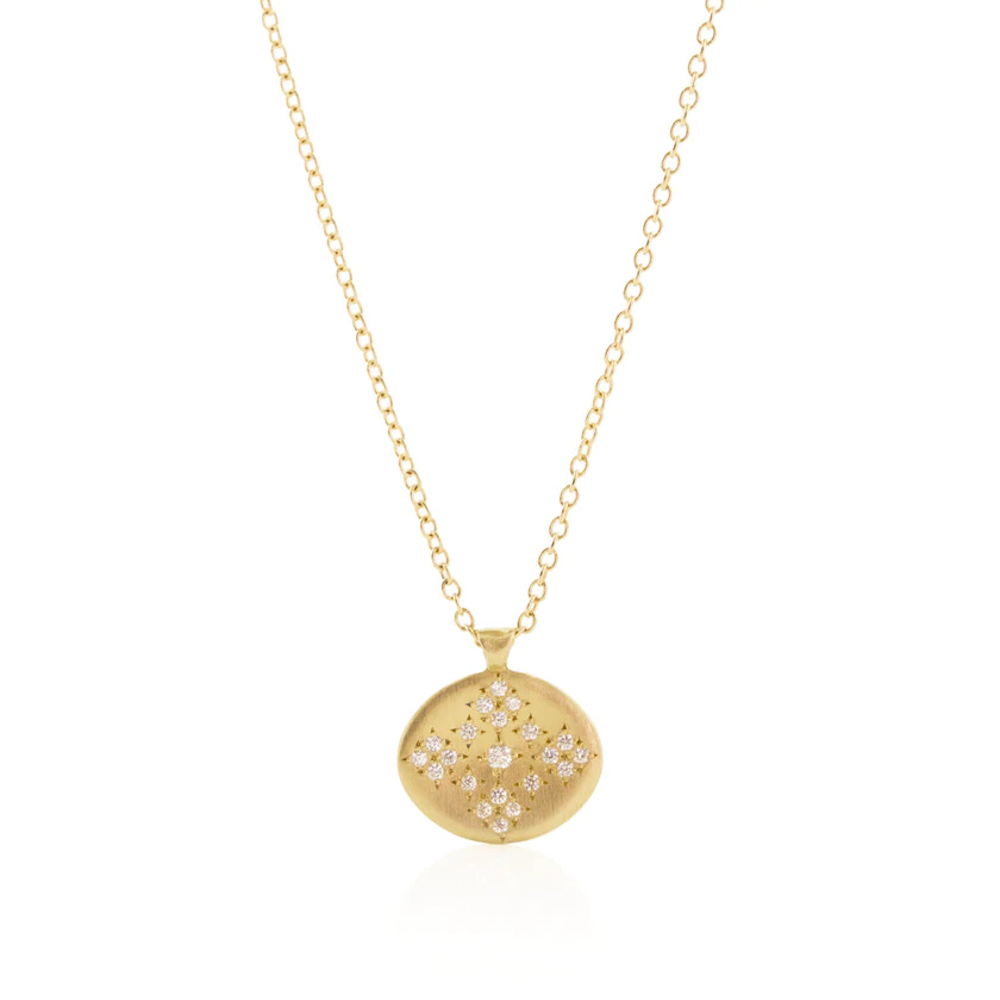 Adel Chefridi Moon & Stars Pendant Necklace