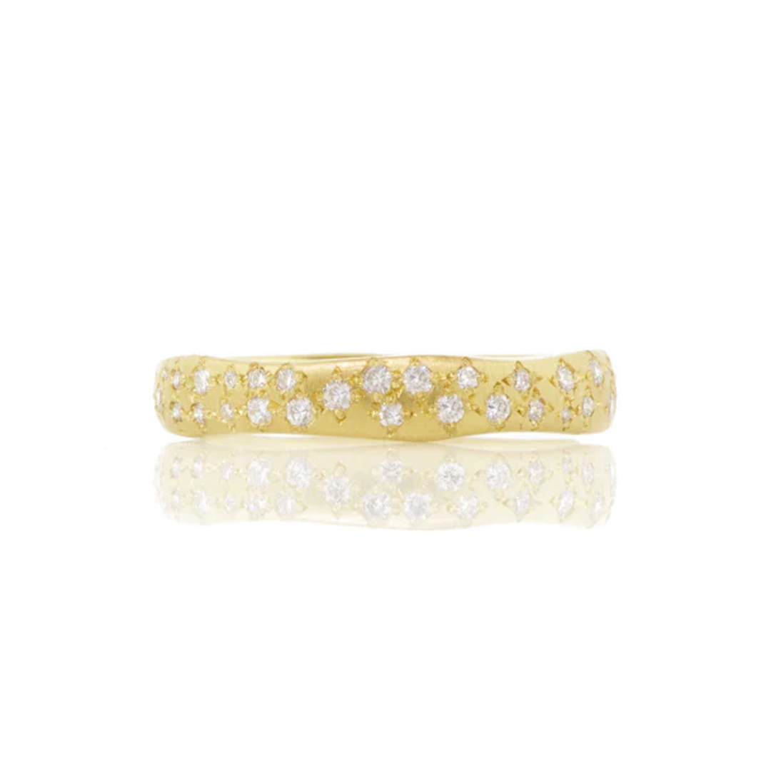 Adel Chefridi Diamond Wavy Band